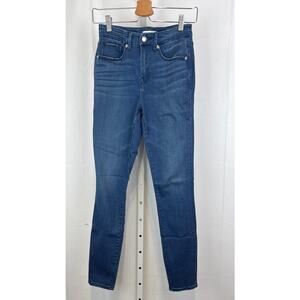 GOOD AMERICAN Size 2 26 Good Legs Skinny Jeans Stretch Denim GLI08T Blue